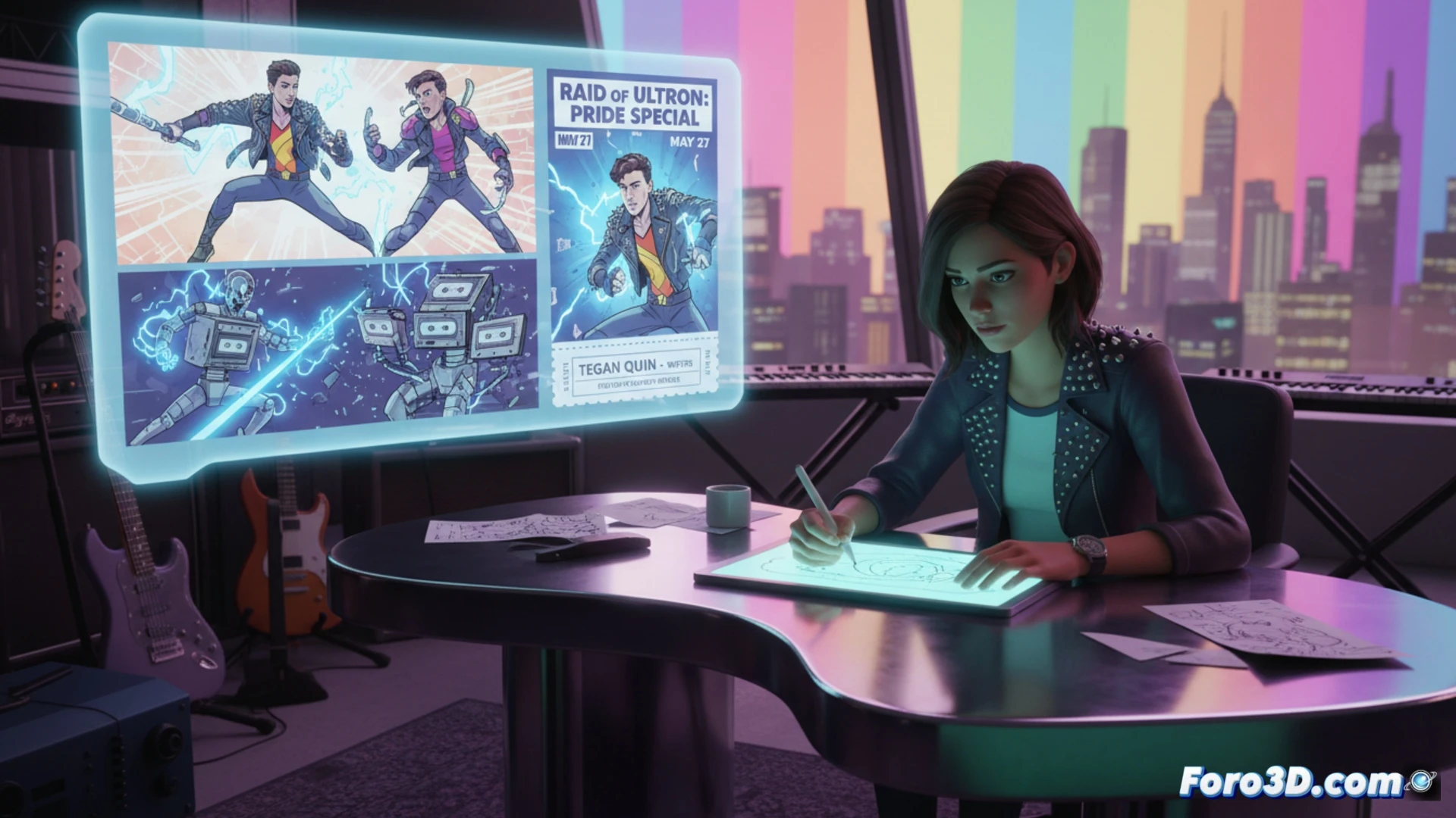 Tegan Quin de Tegan and Sara escribe cómic de Marvel Pride