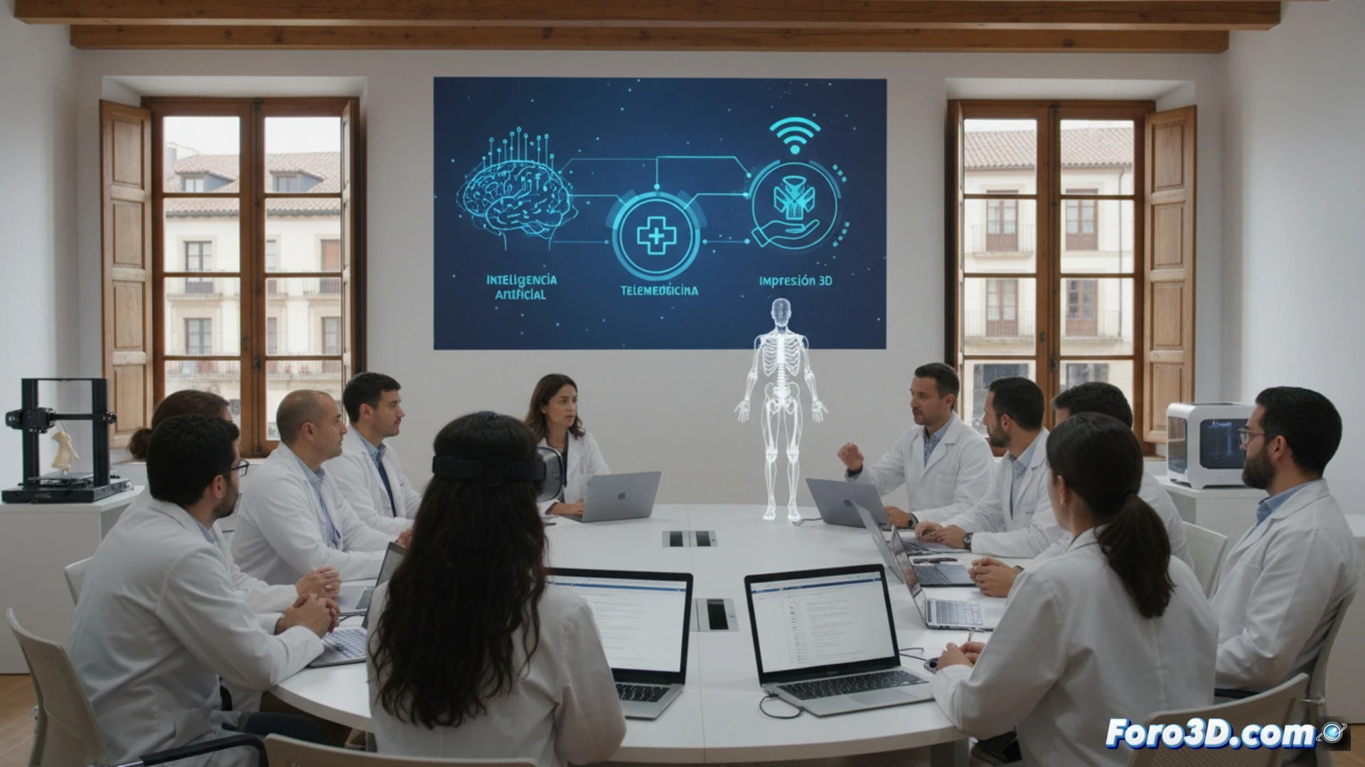 Terapeutas extremeños se forman en IA, telemedicina e impresión 3D