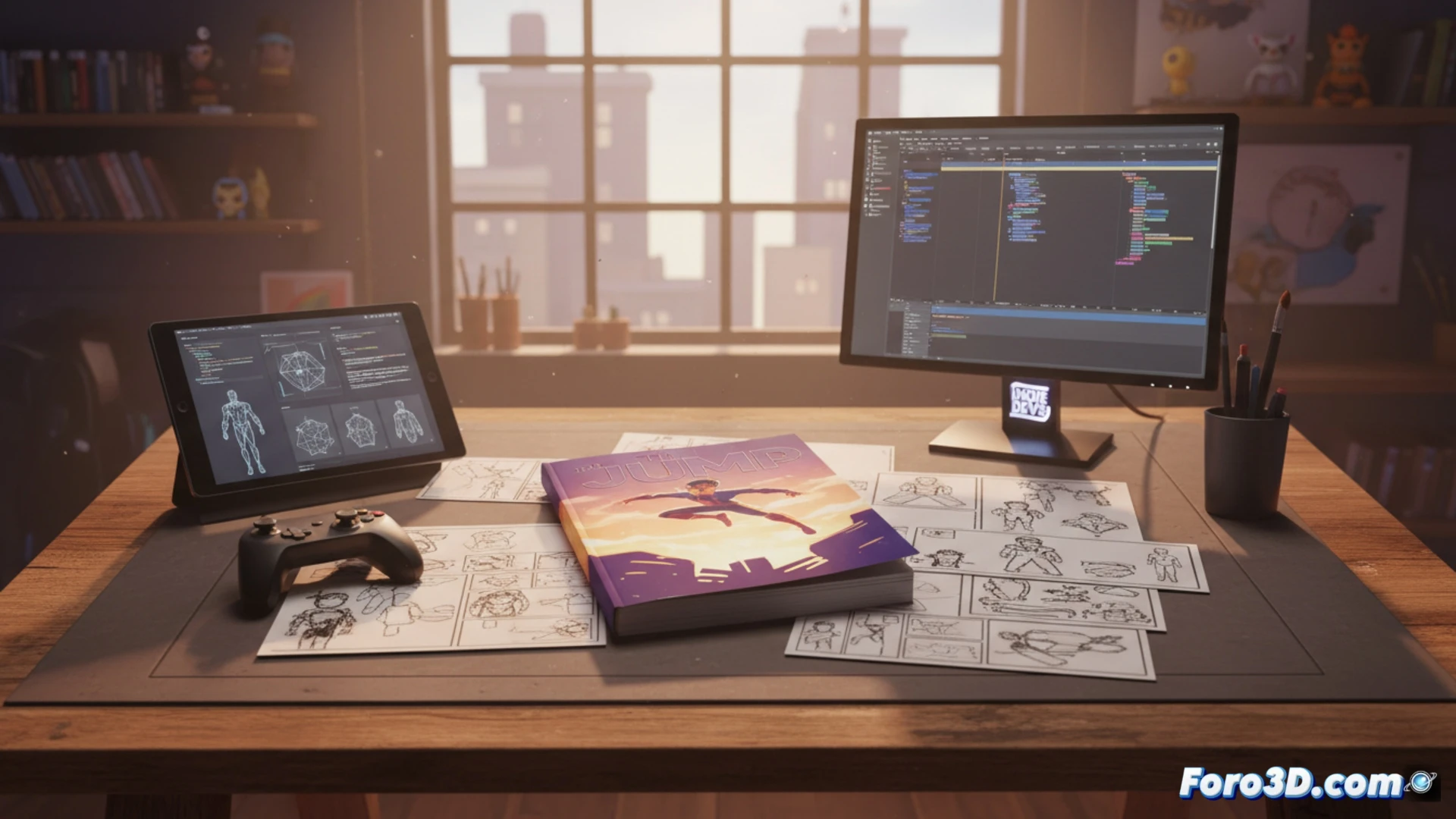 The Jump: Autopublicación y Narrativa Visual para Desarrolladores Indie