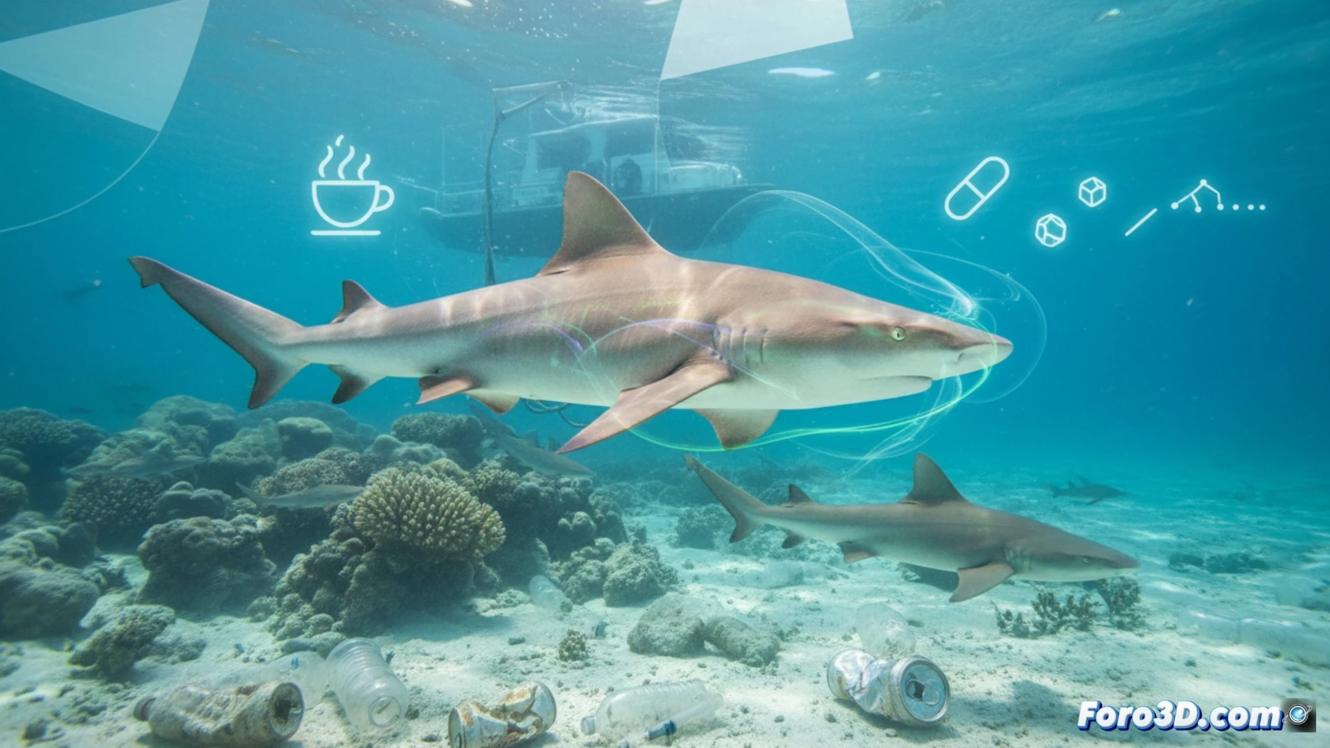 Tiburones en las Bahamas muestran restos de fármacos y cocaína en sangre