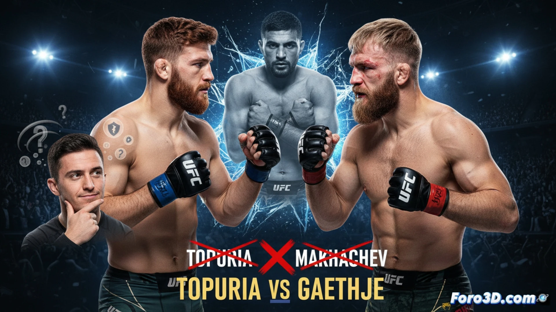 Topuria vs Gaethje tras la baja de Makhachev; Garry duda de la lesión