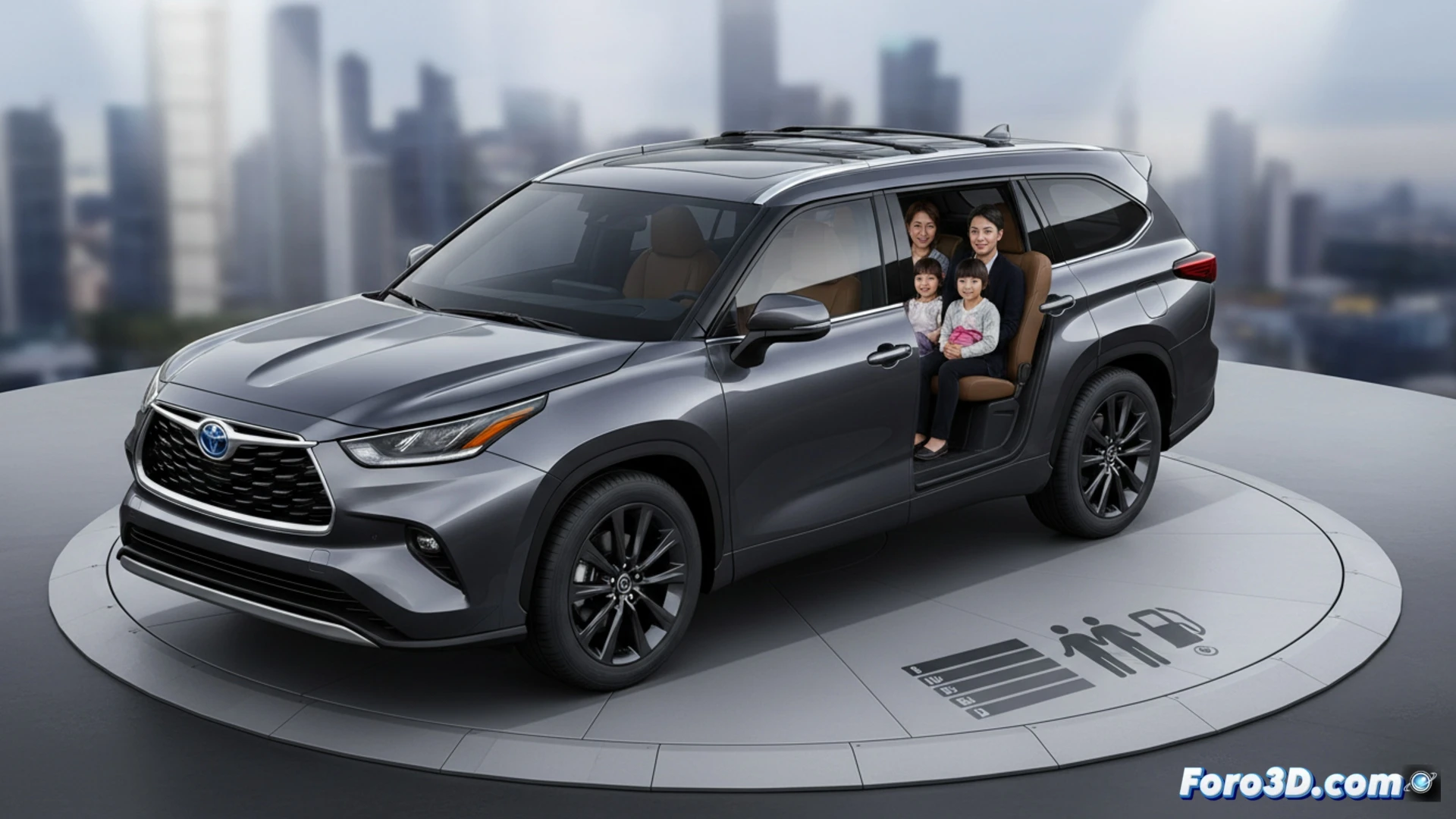 Toyota Grand Highlander 2026: Diseño 3D Prioriza Espacio Familiar
