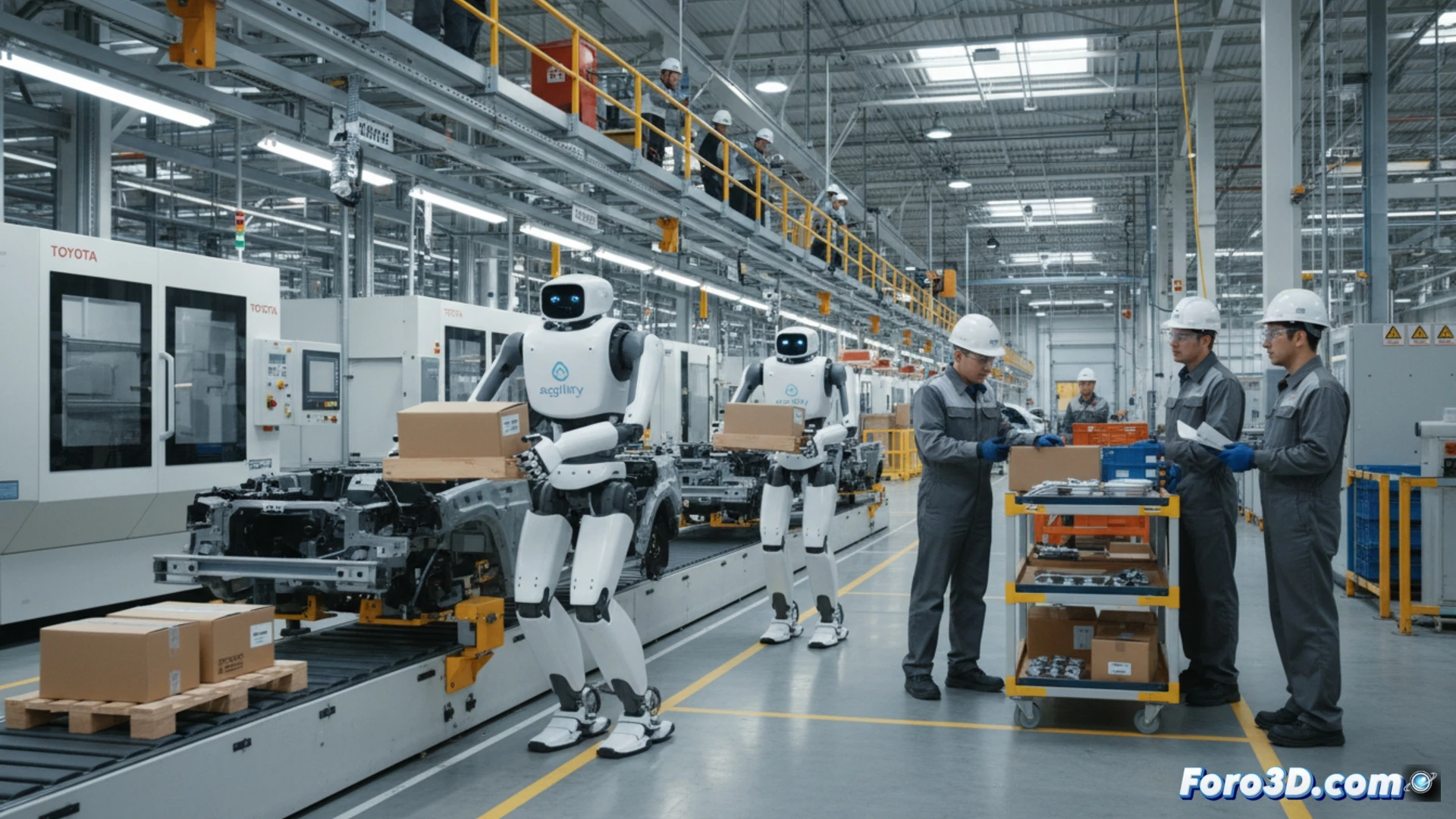 Toyota incorpora robots humanoides Digit en su planta de Canadá