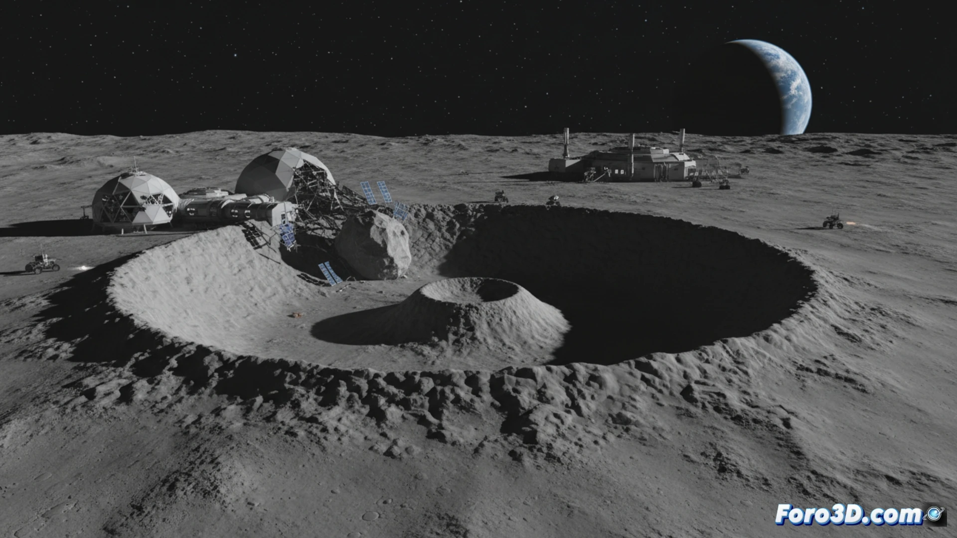 Un cráter lunar masivo revela el riesgo para futuras bases