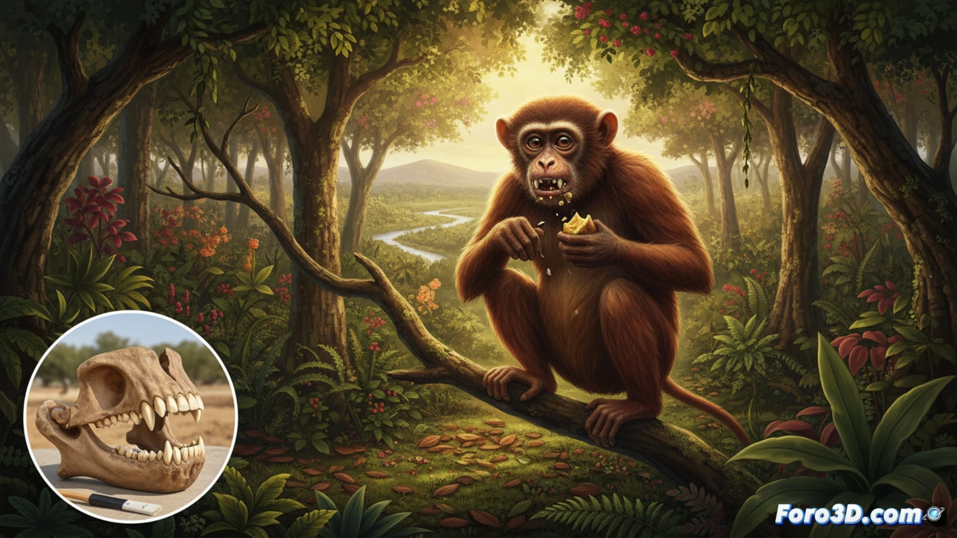 Un fósil en Egipto reescribe la historia de los simios con ayuda digital