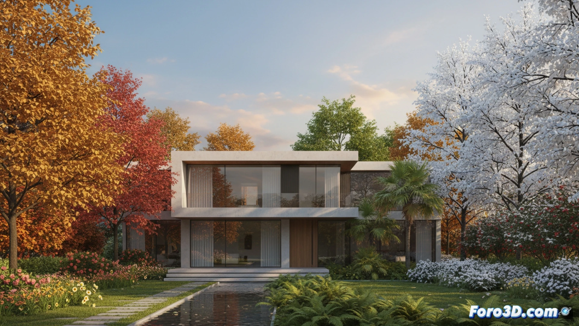 Vegetation V6 para Blender: Realismo Dinámico en Visualización Arquitectónica