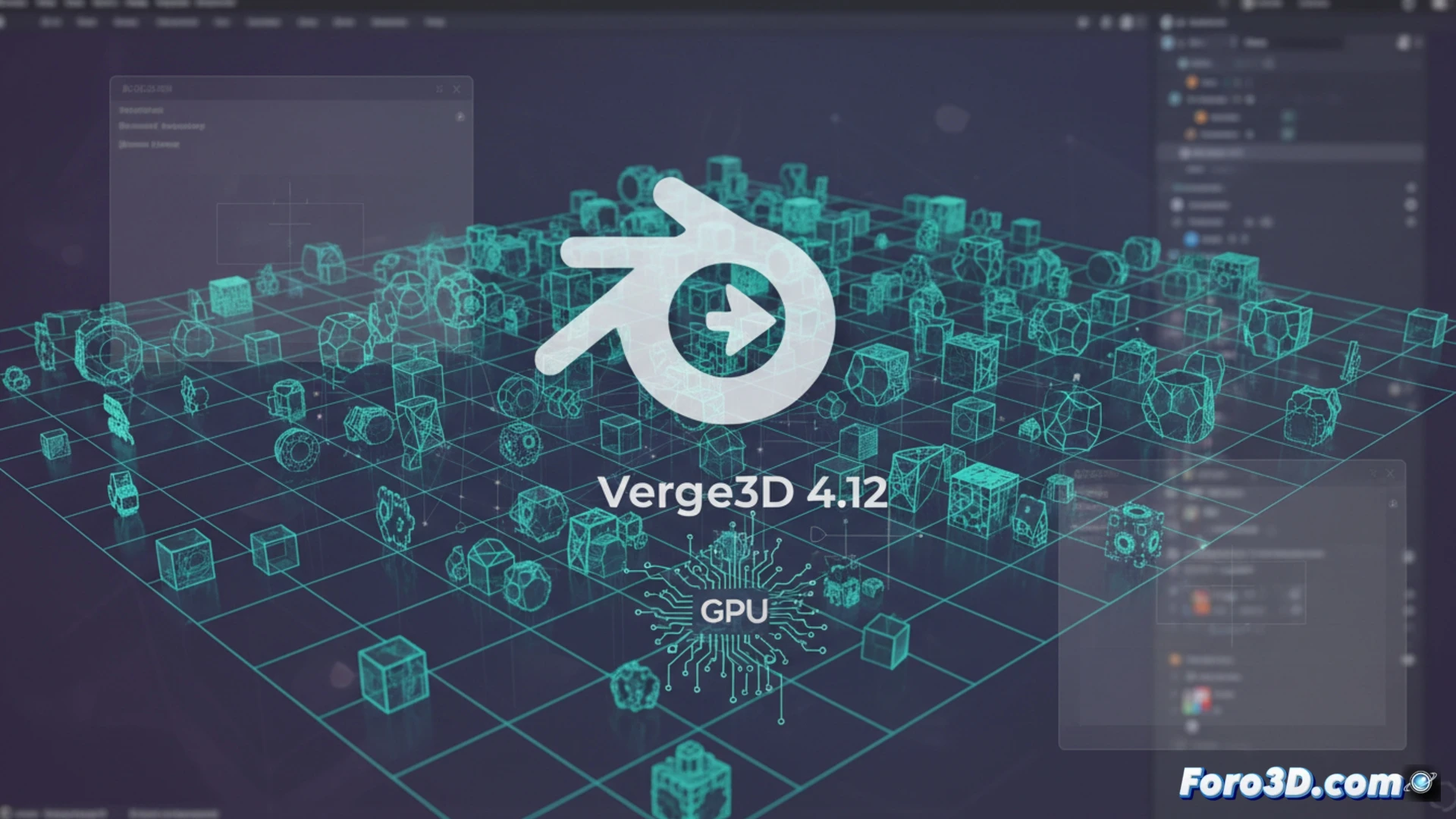 Verge3D 4.12 para Blender: Instanciación GPU y mejoras de flujo de trabajo