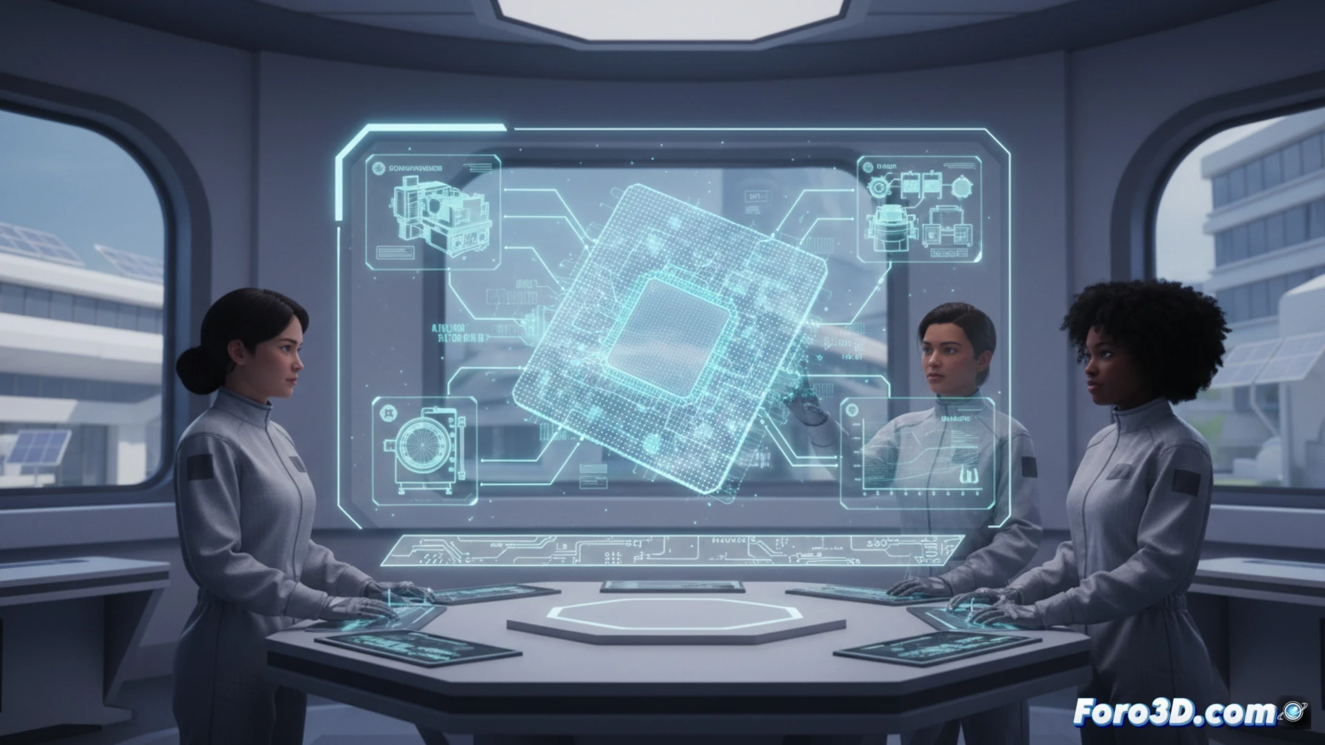 Visualización 3D, clave en la formación para semiconductores