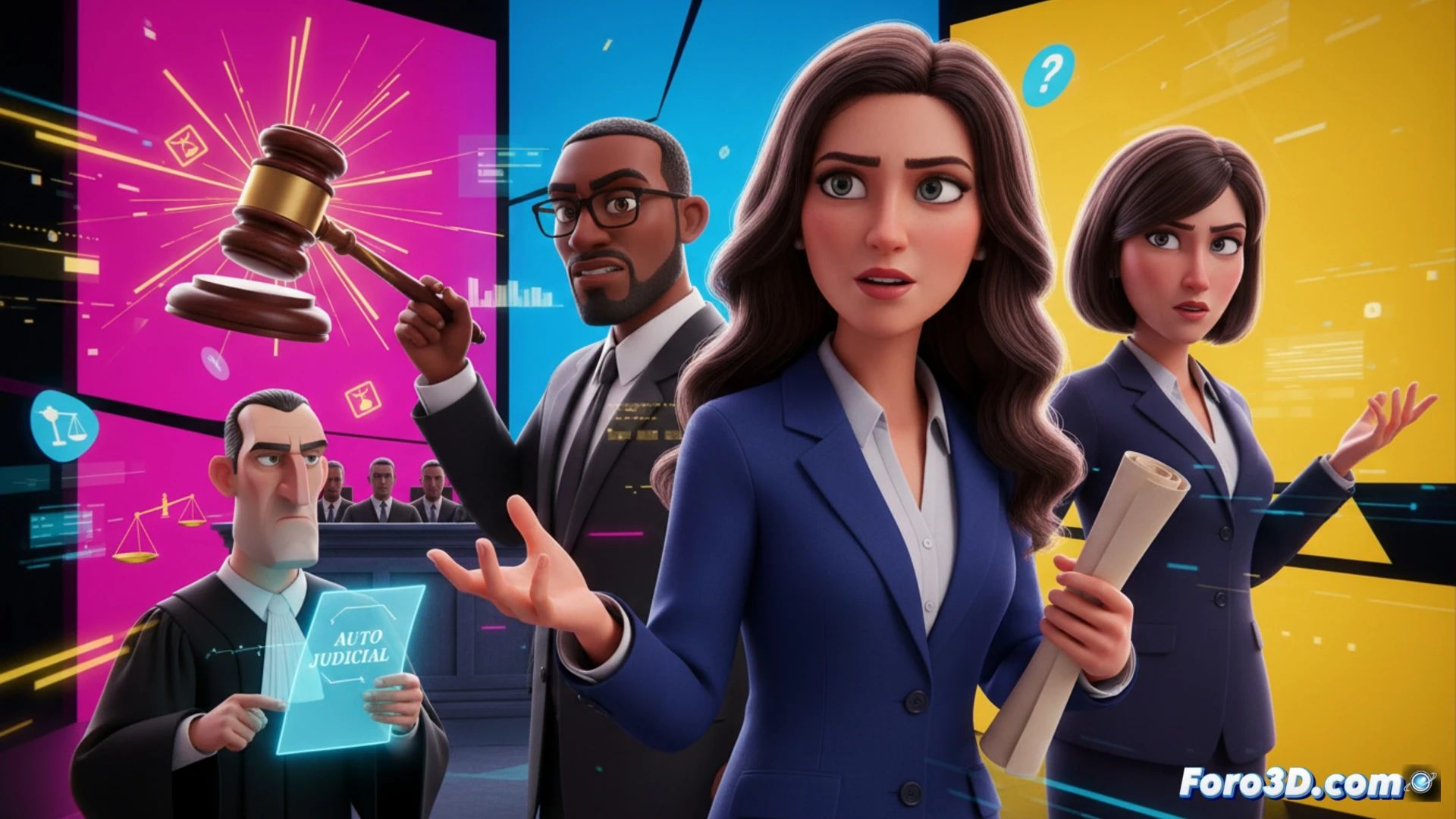 Visualización 3D para desentrañar procesos judiciales complejos