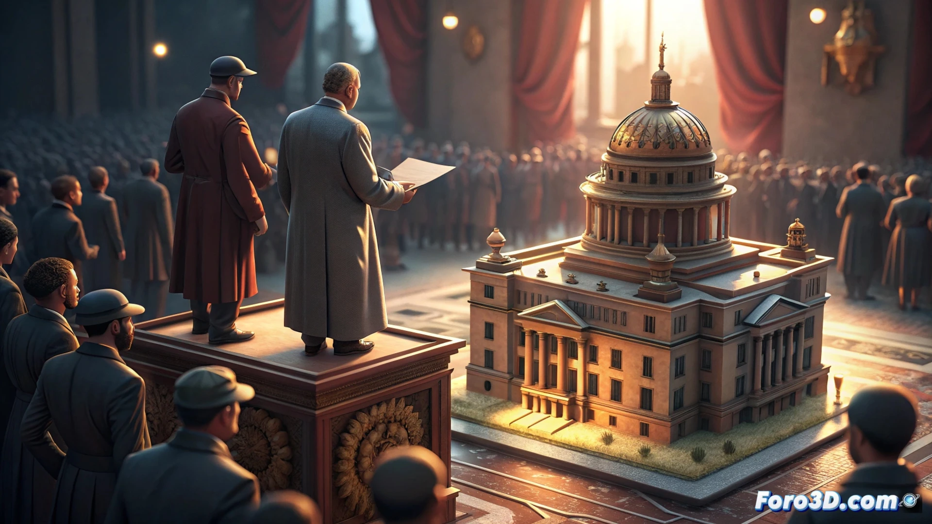 Visualización 3D para desglosar un referéndum clave