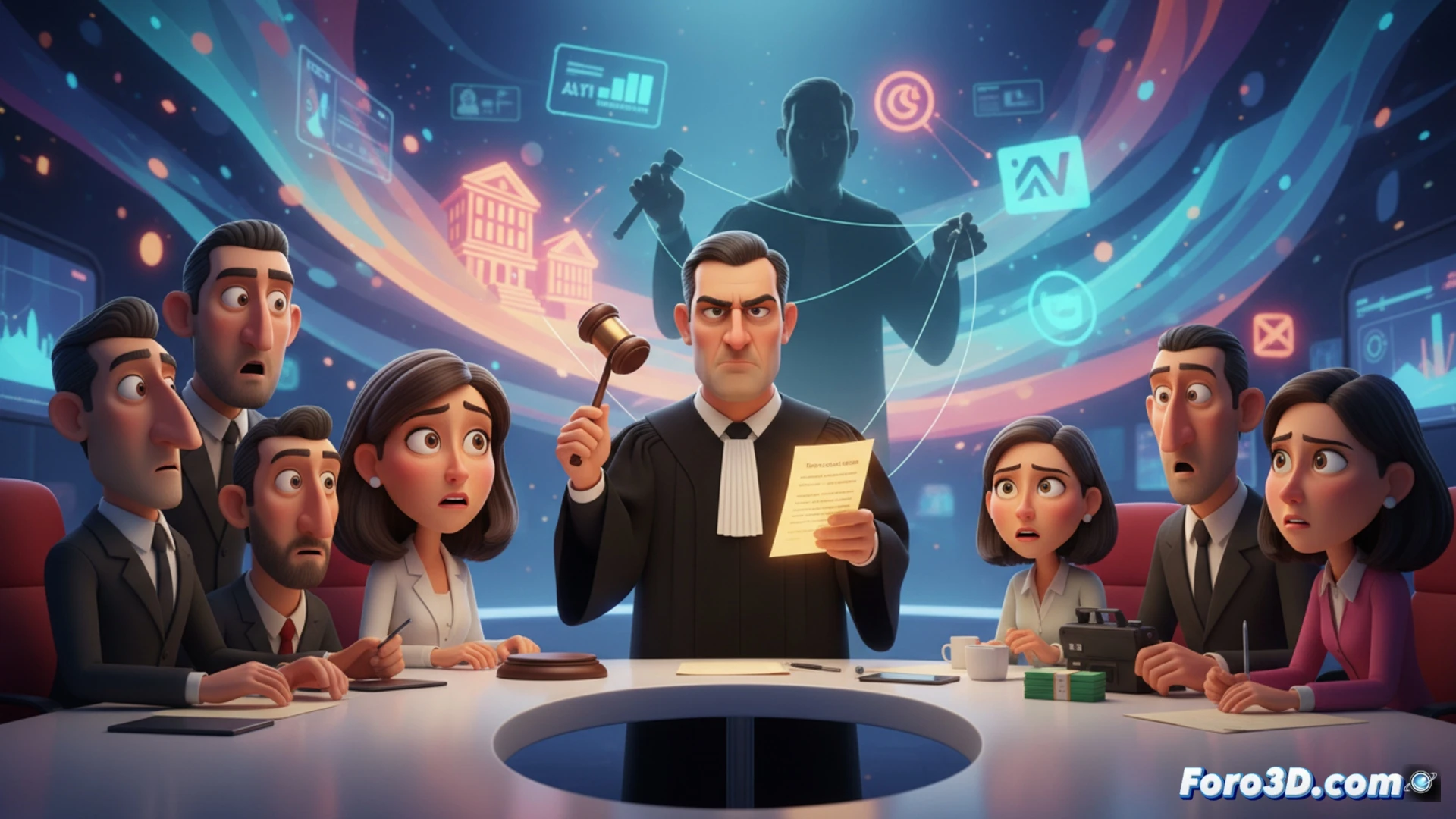 Visualizando el caso Begoña Gómez: 3D para desentrañar narrativas