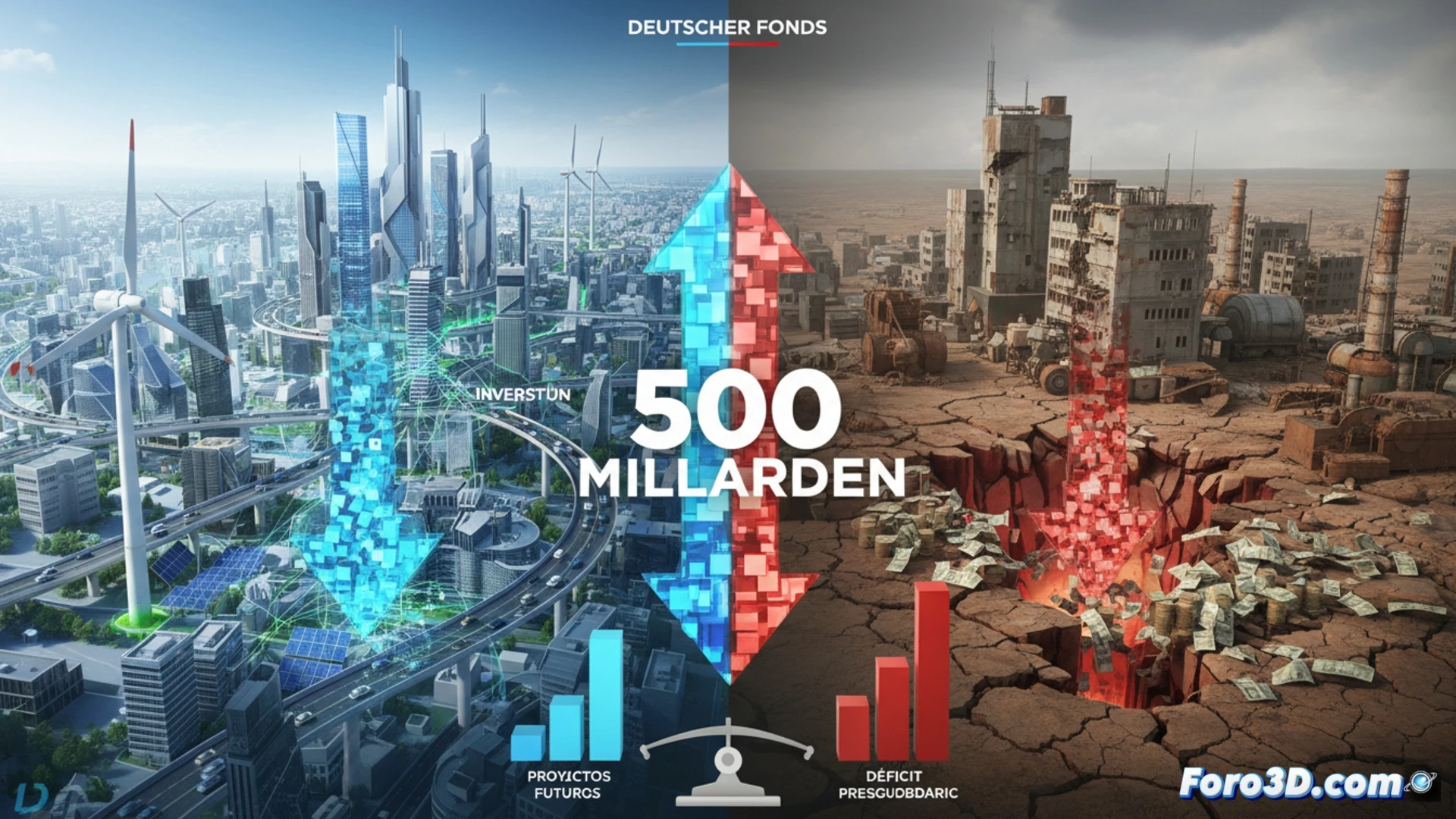 Visualizando el Fondo Alemán: Inversión vs Realidad