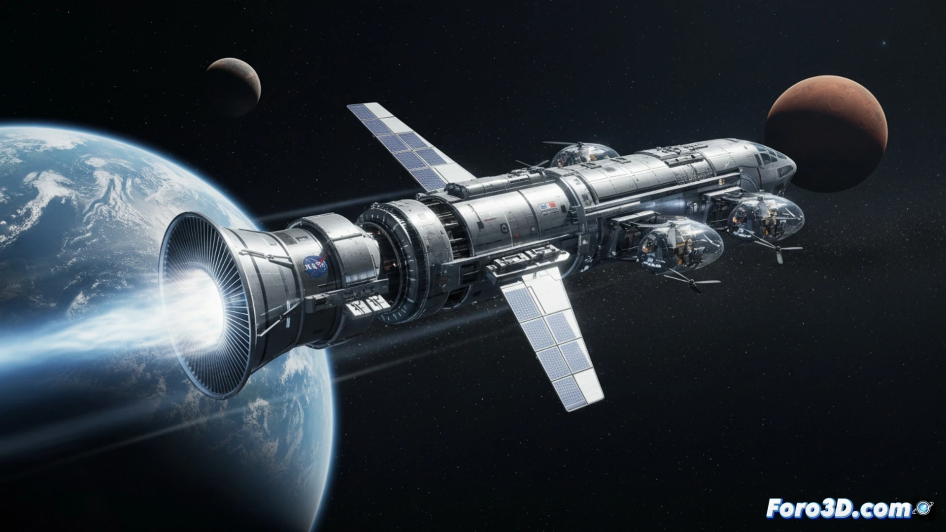 Visualizando el futuro: la misión nuclear SR-1 Freedom hacia Marte