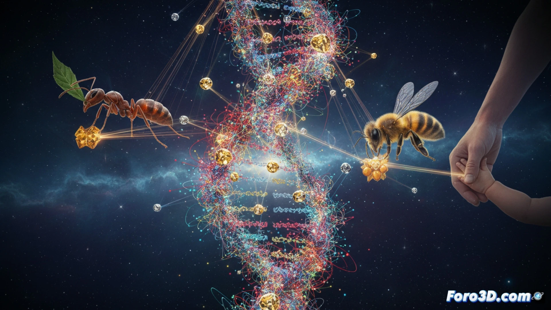 Visualizando el Gen Egoísta: De la Metáfora al Modelo 3D