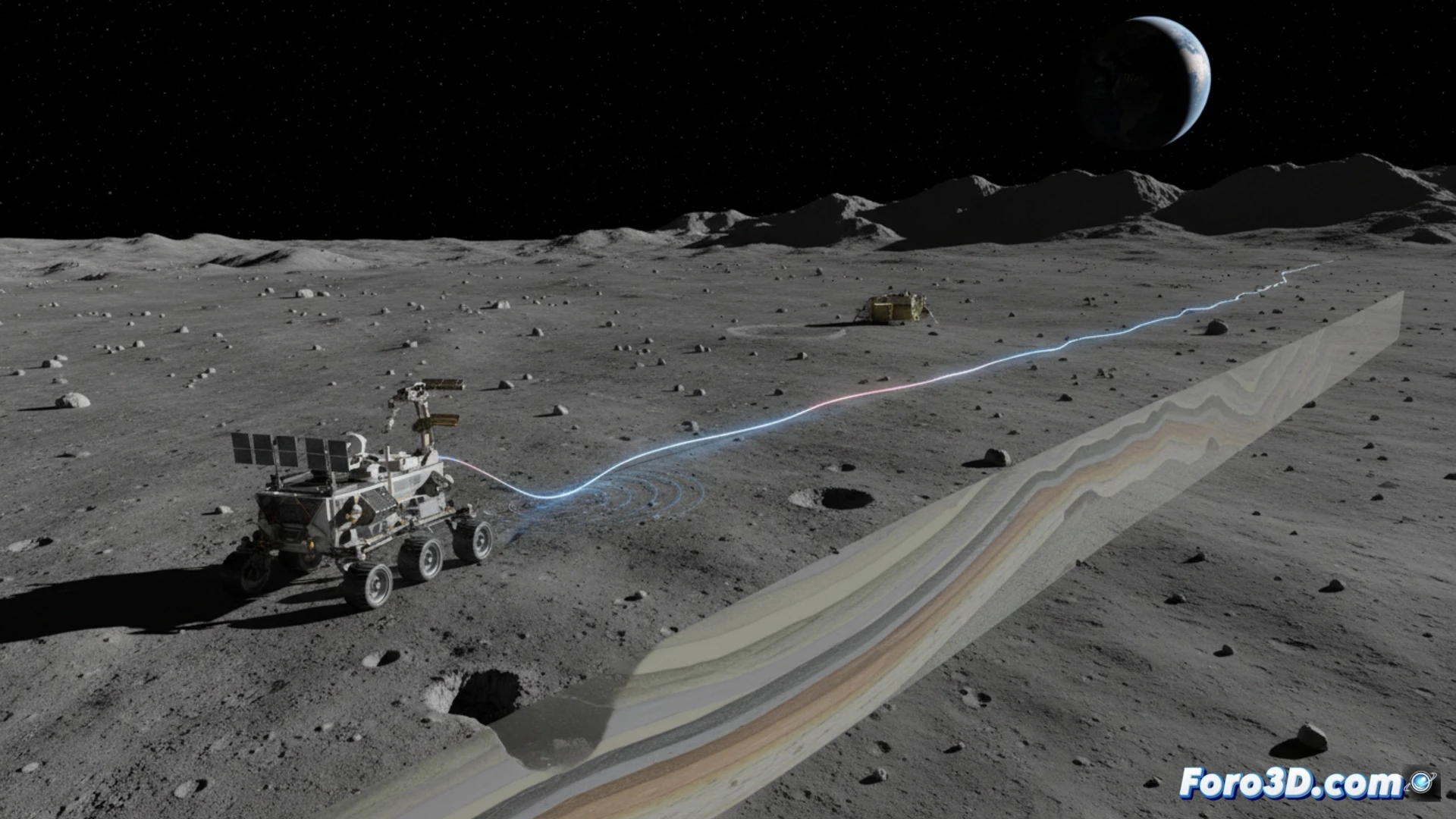 Visualizando el interior lunar con fibra óptica y DAS