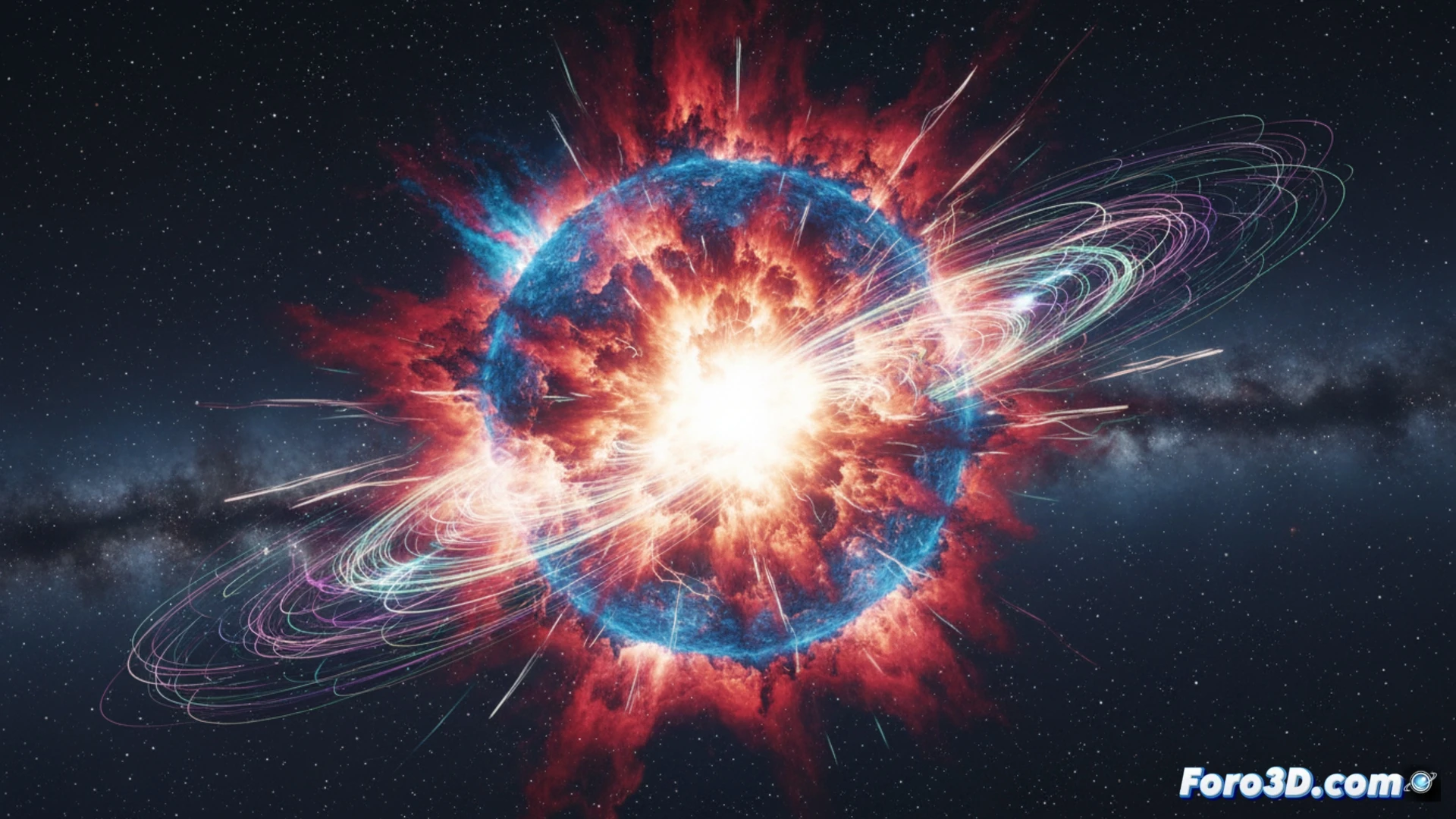 Visualizando el nacimiento de un magnetar en 3D