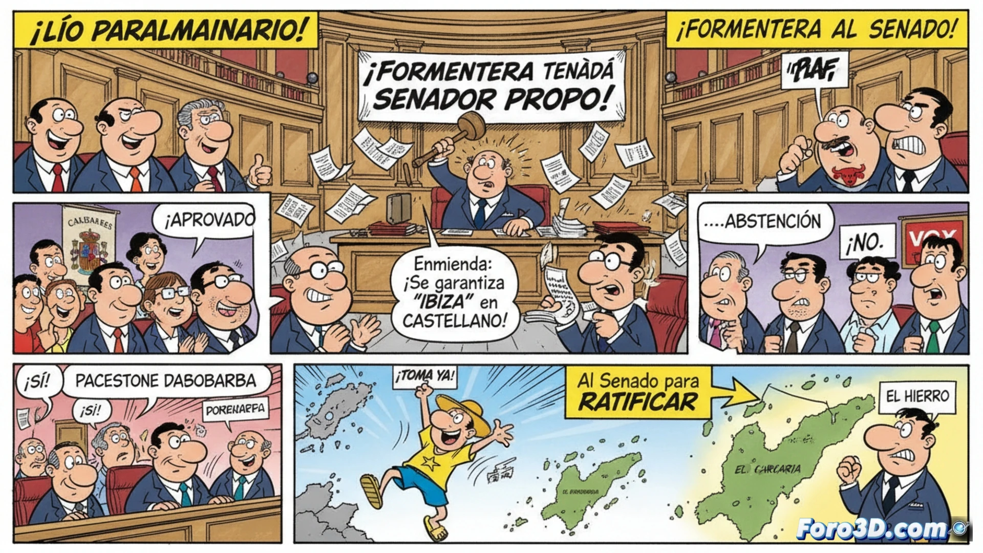 Visualizando la reforma: Formentera y el Senado en 3D