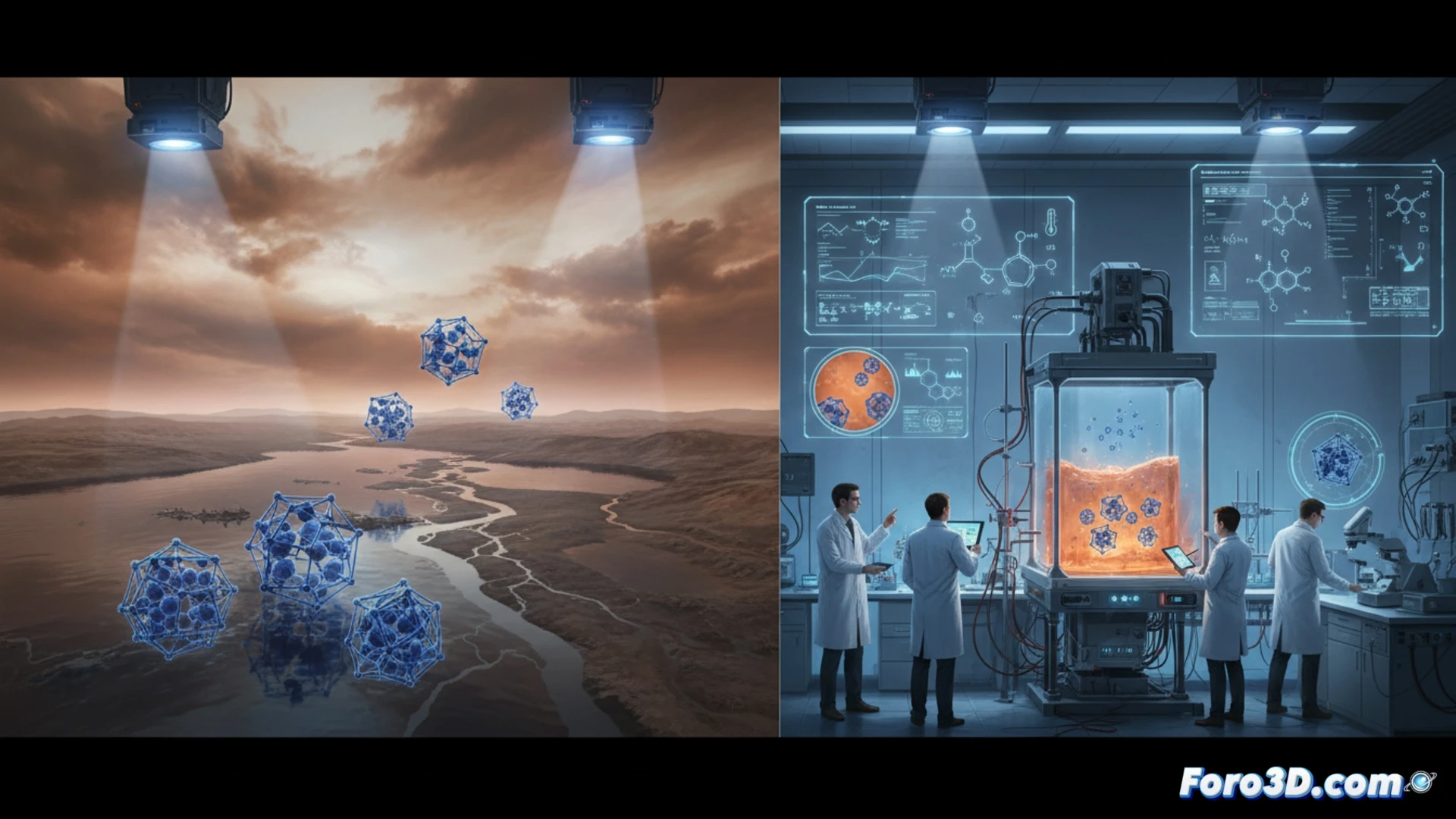 Visualizando la vida en Titán: cuando la simulación 3D encuentra el laboratorio