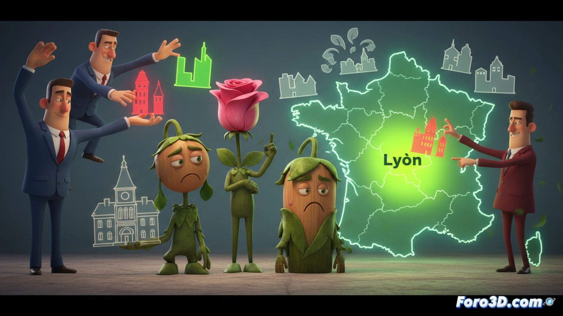 Visualizar la política: 3D para entender un revés electoral