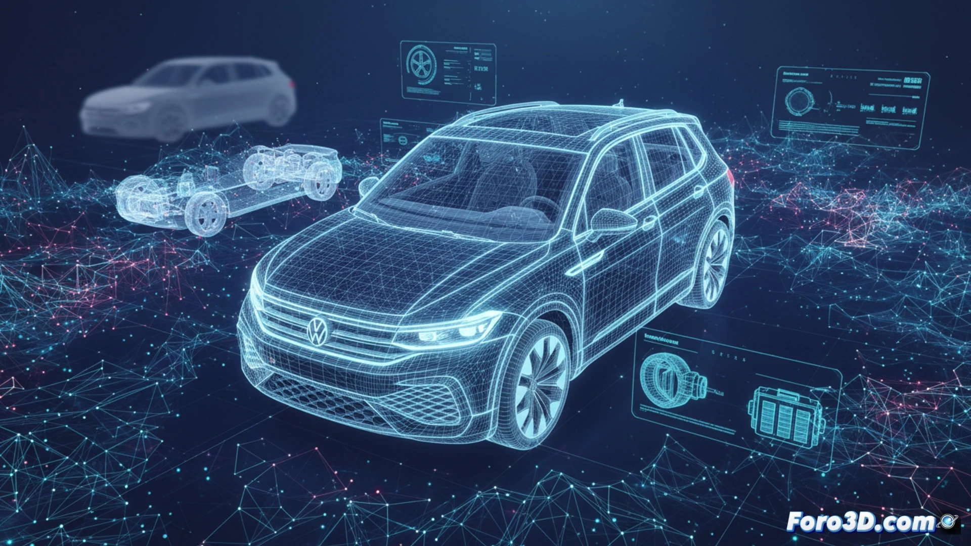 Volkswagen ID. Tiguan: el diseño eléctrico nace en el entorno 3D