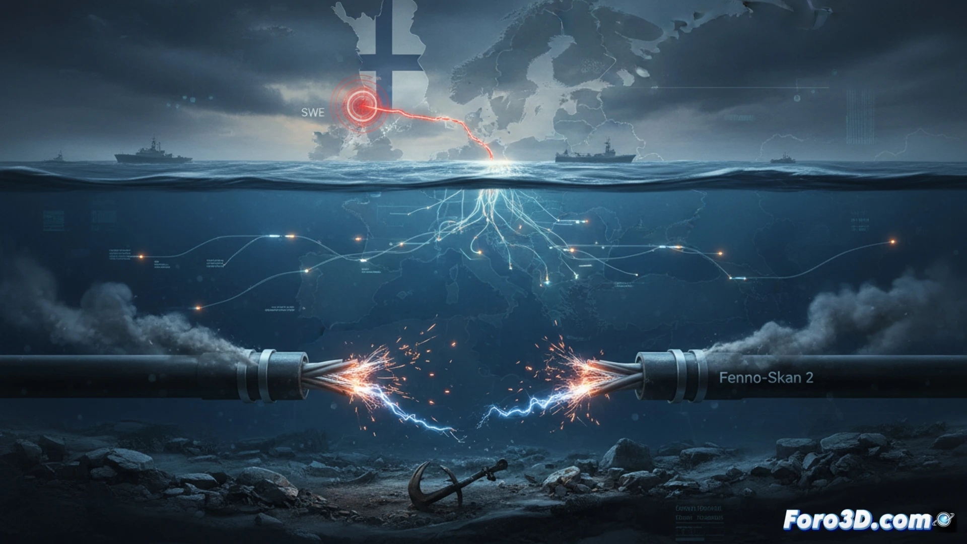 Vulnerabilidad Báltica: Interrupción del Cable Fenno-Skan 2