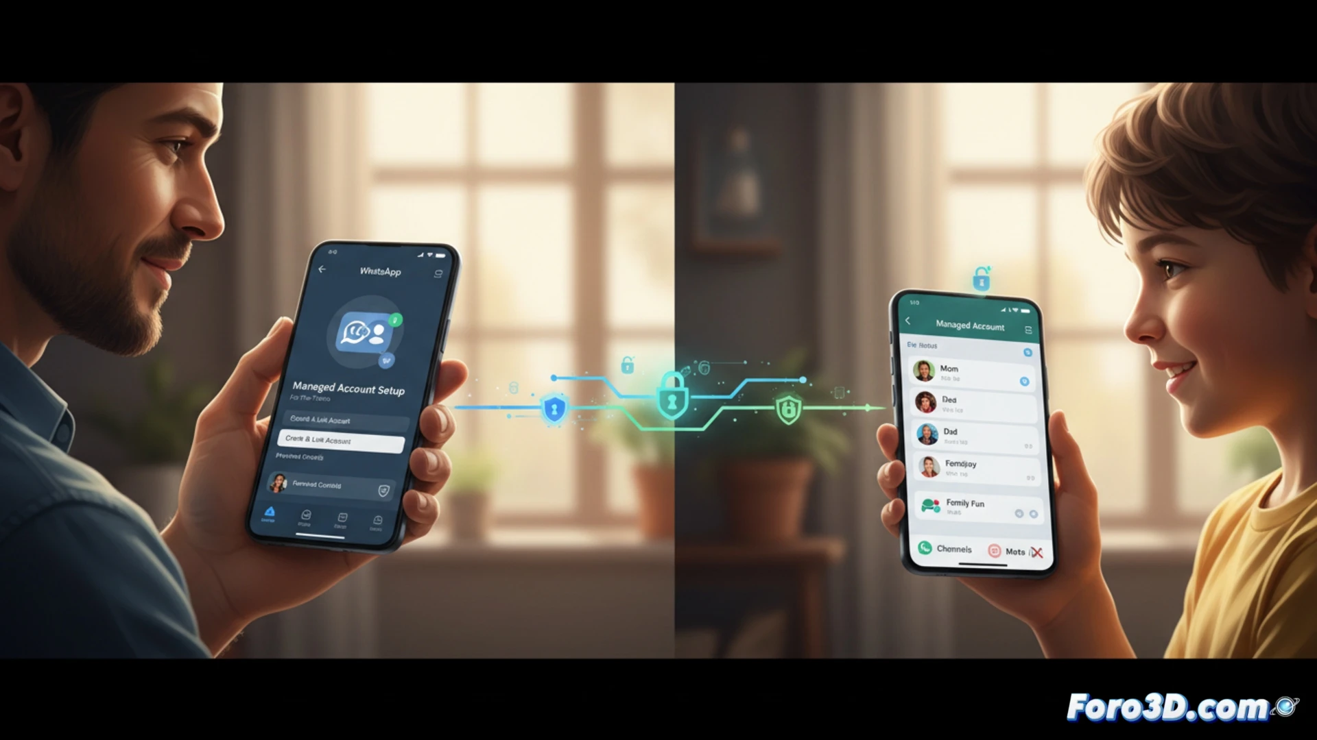 WhatsApp lanza cuentas administradas para menores con control parental