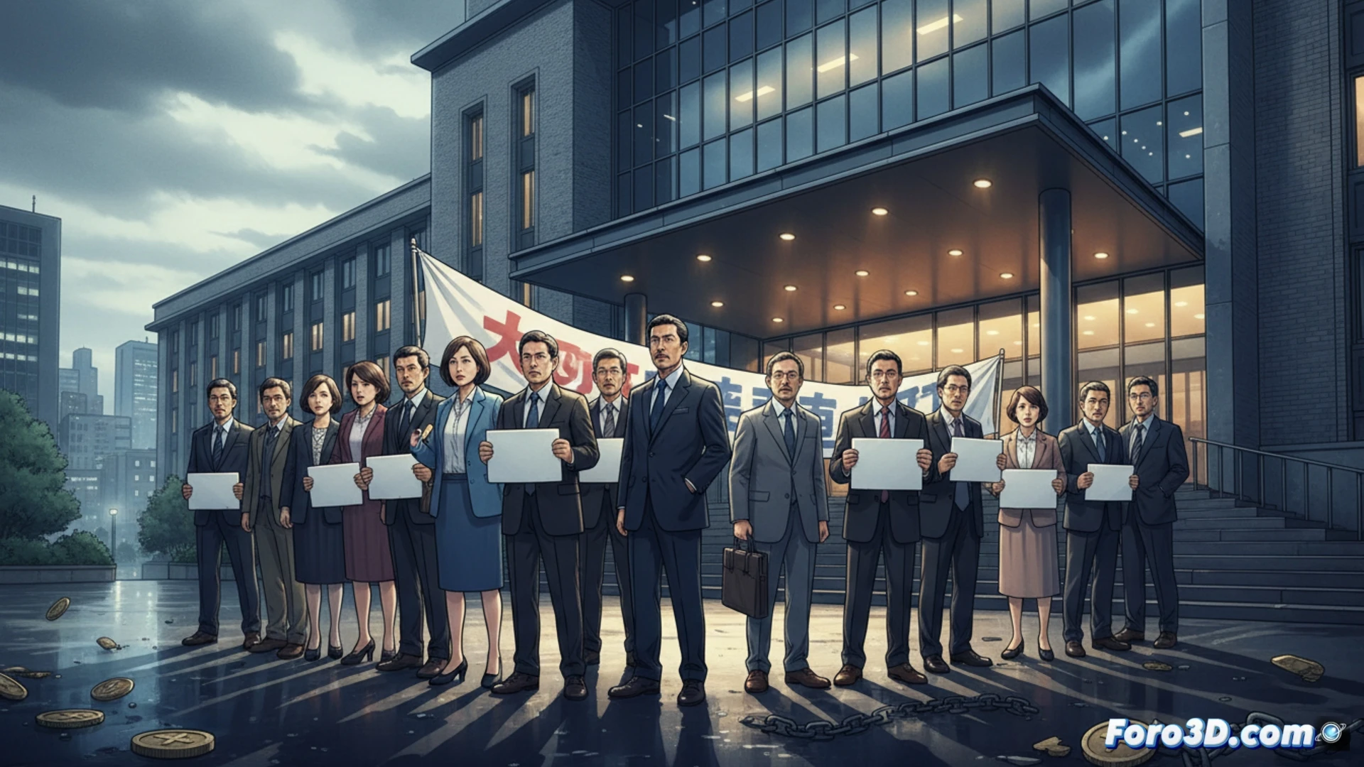 20 residentes de Osaka en tribunal exigen devolución de subsidios recortados tras fallo previo del Supremo.