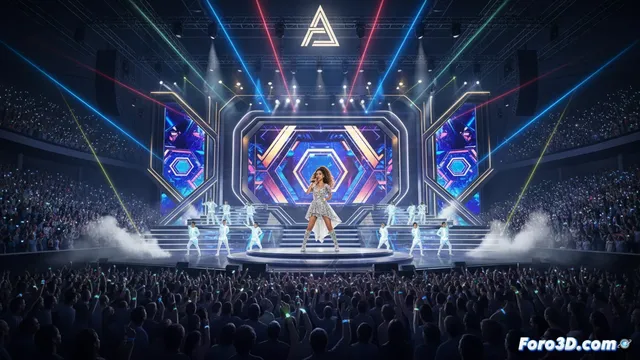 Aitana deslumbra en Valencia con un concierto de alta precisión técnica