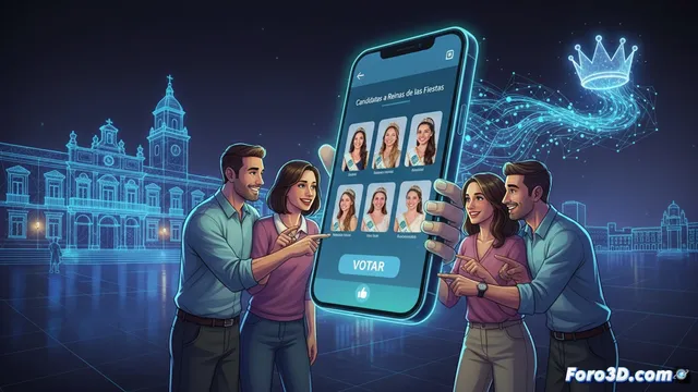 Alcantarilla elige a sus reinas con un toque digital desde el móvil