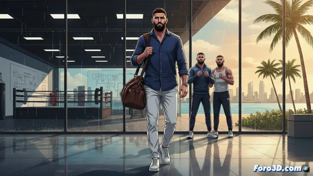 Aleksandre Topuria llega a Miami para afinar la estrategia de Ilia ante Gaethje