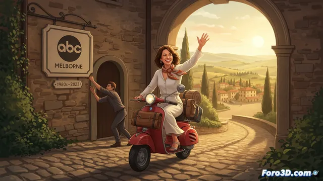 Ali Moore deja ABC Melbourne para mudarse a Italia