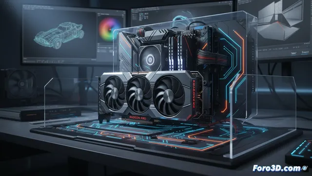 AMD Radeon PRO W7800: 32GB GDDR6 ECC para estaciones de trabajo 3D