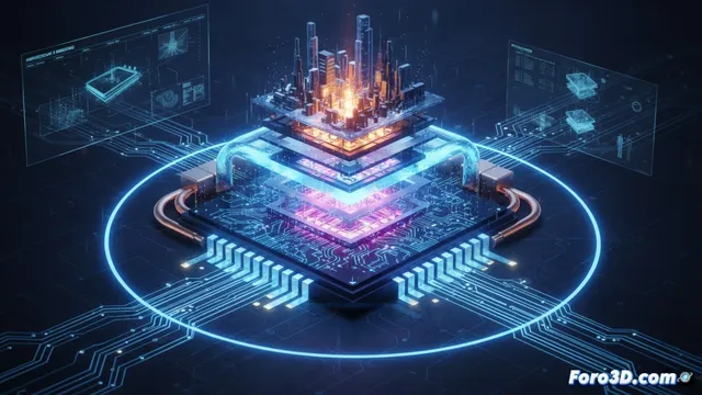 AMD Ryzen 7 9800X3D: Revolución en renderizado con V-Cache bajo los núcleos