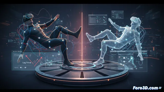 Análisis 3D de una caída en cinta VR: el lag que causa lesión medular
