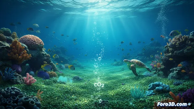 Arena verde de olivino captura CO2 en el océano sin dañar la vida marina