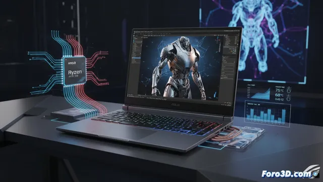 ASUS ROG Zephyrus G16 2024: ¿Un portátil delgado para render 3D?