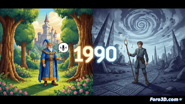 Aventuras de antaño: KQ5 y LOOM, dos caras del pixel