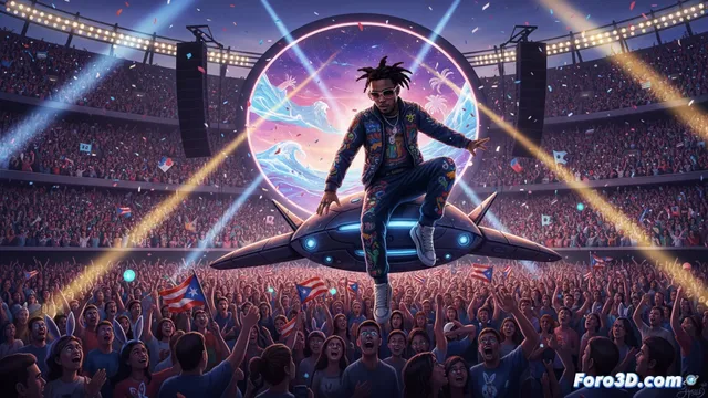 Bad Bunny aterriza en Barcelona con su gira mundial y llena el Estadi Olímpic