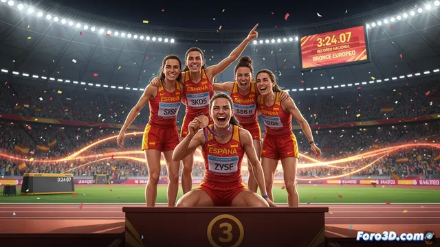 Balas Rojas: bronce europeo y récord nacional supersónico