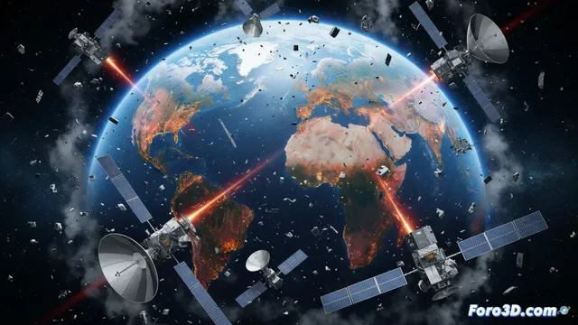 Basura espacial amenaza los satélites que vigilan incendios forestales