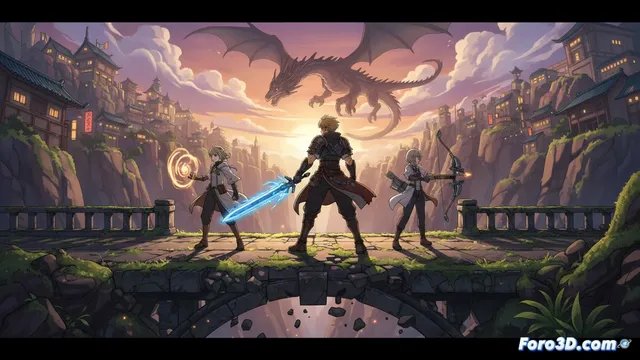 Blue Protocol: El arte del anime jugable con Unreal Engine 4
