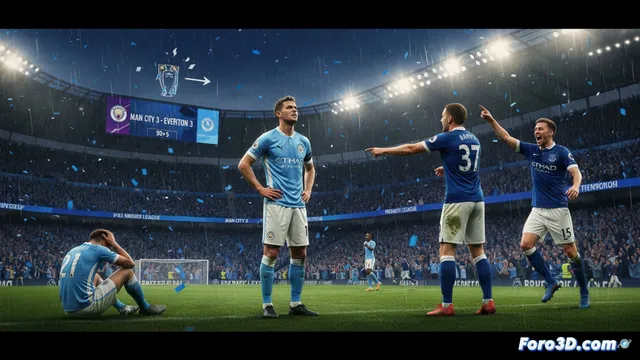 City empata con Everton y ve peligrar el título de Premier