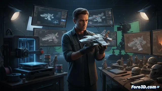 Cómo la impresión 3D cambia el rodaje de un director de cine