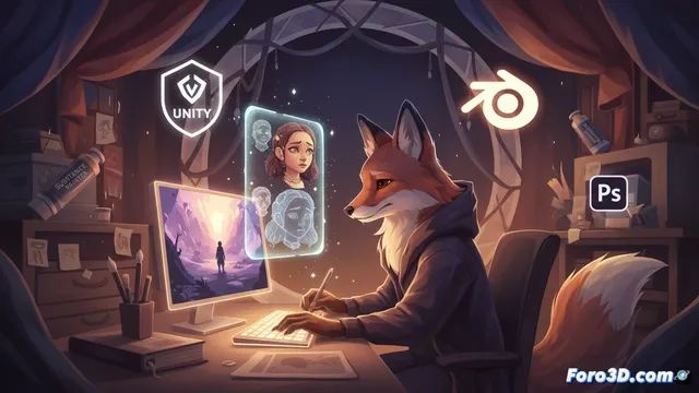 Copycat en Unity: Claves para una narrativa visual íntima con Blender