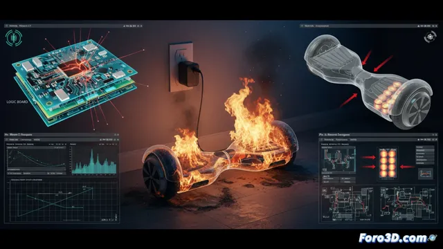 Corto entre capas en PCB: el fallo oculto que incendió un hoverboard