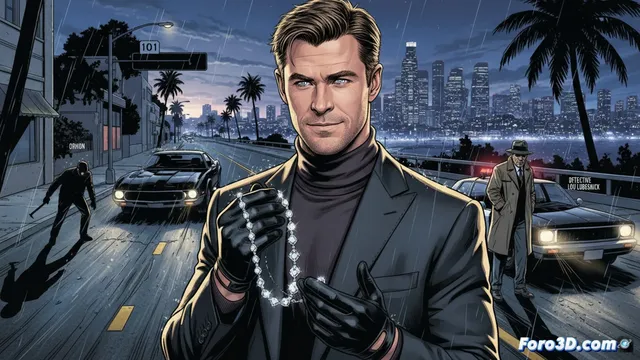Crime 101 en Prime Video: Chris Hemsworth como ladrón de guante blanco