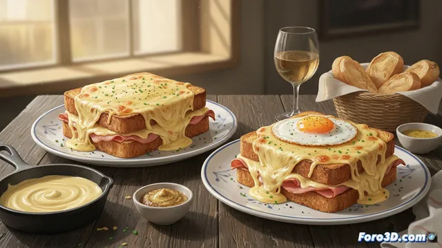 Croque Monsieur: el sándwich que domina la bechamel y el gratinado