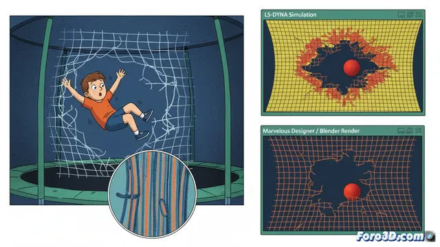 Degradación UV en Redes de Trampolín: De la Fibra al Fallo Estructural