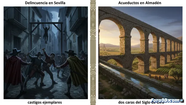 Delincuencia en Sevilla y acueductos en Almadén: dos caras del Siglo de Oro
