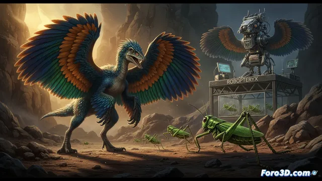 Dinosaurios usaban sus alas para asustar, no para volar